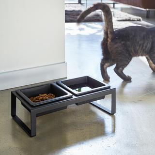 Tower Small Pet Food Bowl with Tall Stand