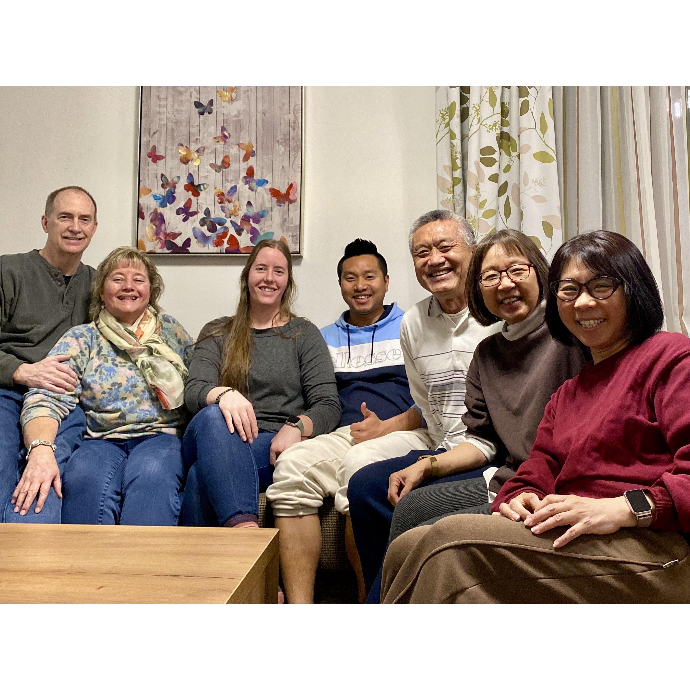 Our parents' (and Alan's aunt) met at the end of February on a weekend trip to Salzburg, Austria.