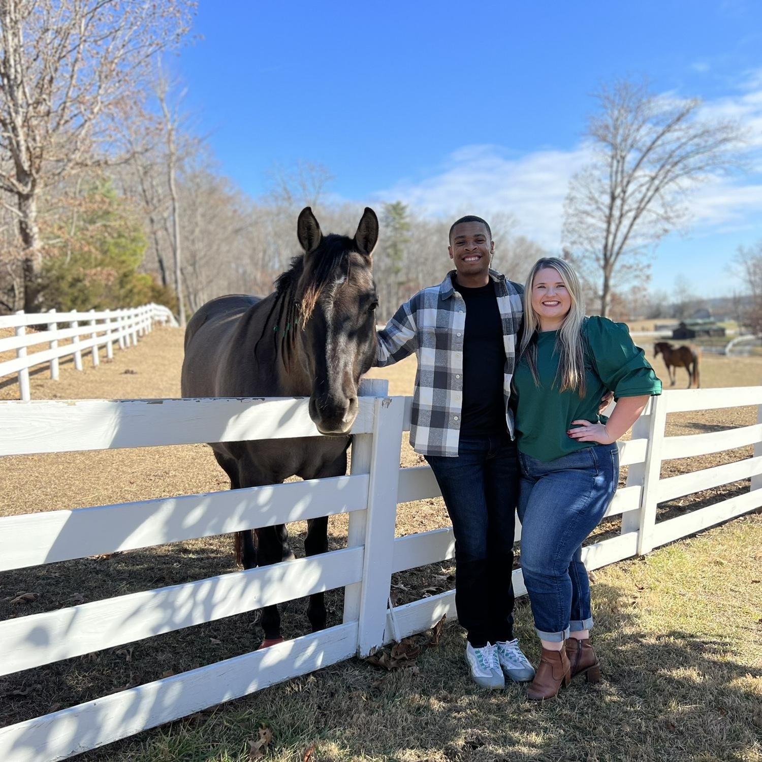 Kirk's first trip to VA! We went to Karl and Carolyn's house for a Christmas Eve breakfast in 2023.