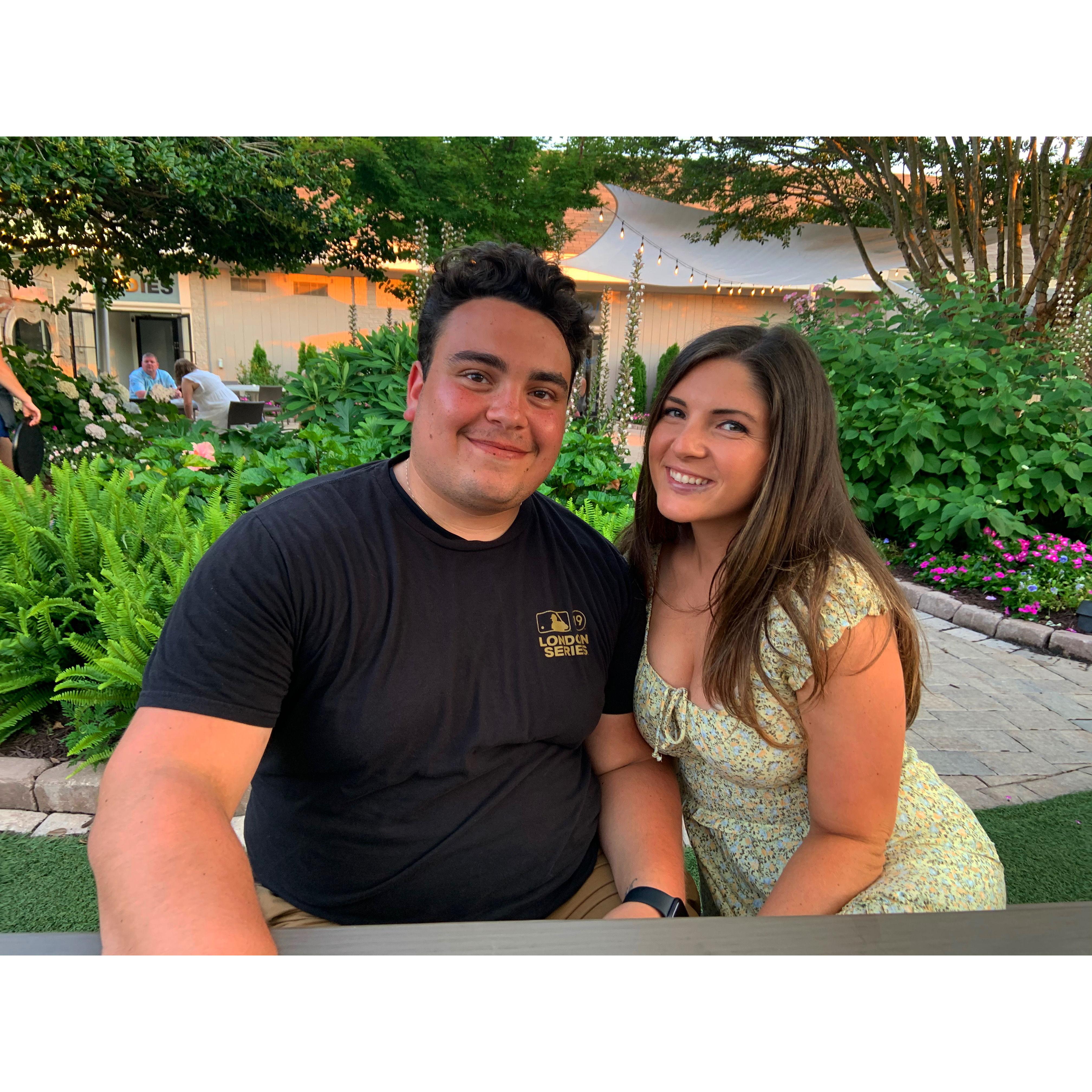 First date night after Ephraim moved to Virginia Beach