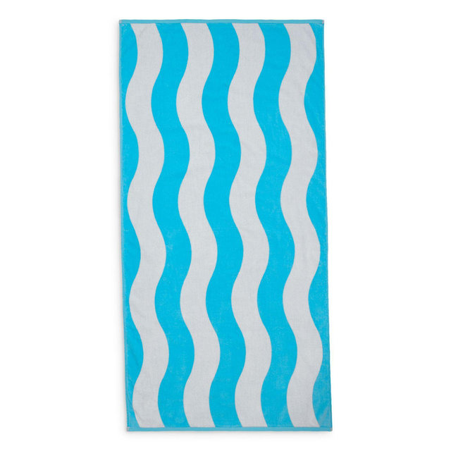 AQUA Wave Stripe Beach Towel - Exclusive