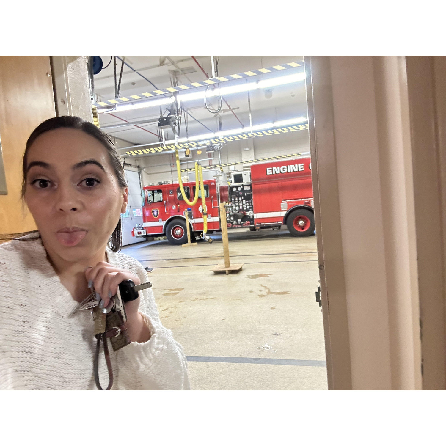 When Brittany gets to spend sometime at the firehouse being a "brother"