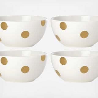 Deco Dot All-Purpose Bowl, Set of 4