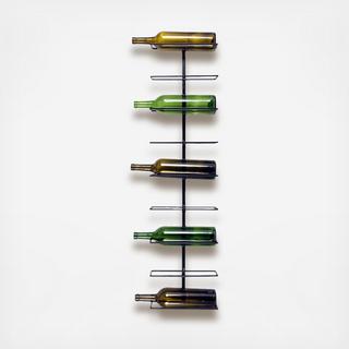 Wine Ledge 9-Bottle Wall Rack