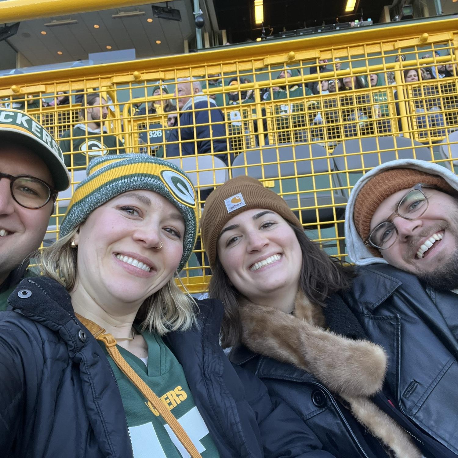 My second packer game with the family 🏈