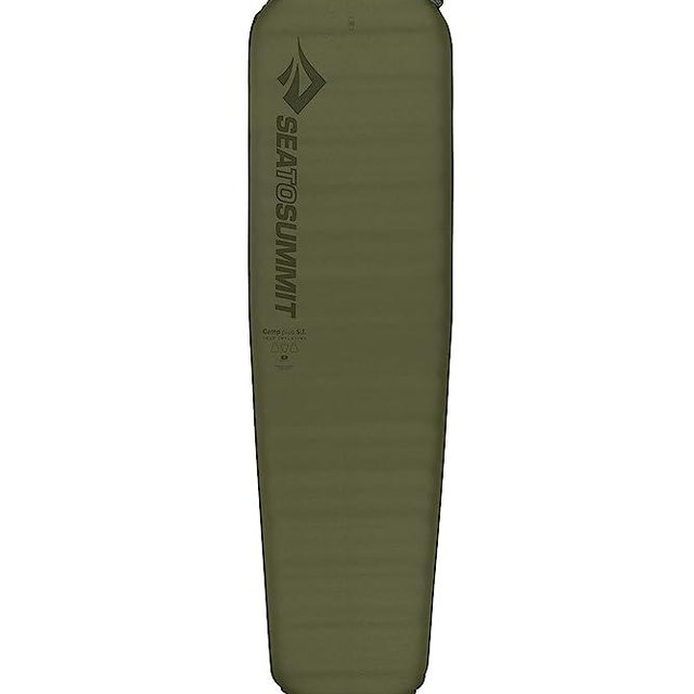 Sea to Summit Camp Plus Self-Inflating Foam Sleeping Mat for Camping, Tapered - Regular (72 x 20 x 3 inches)