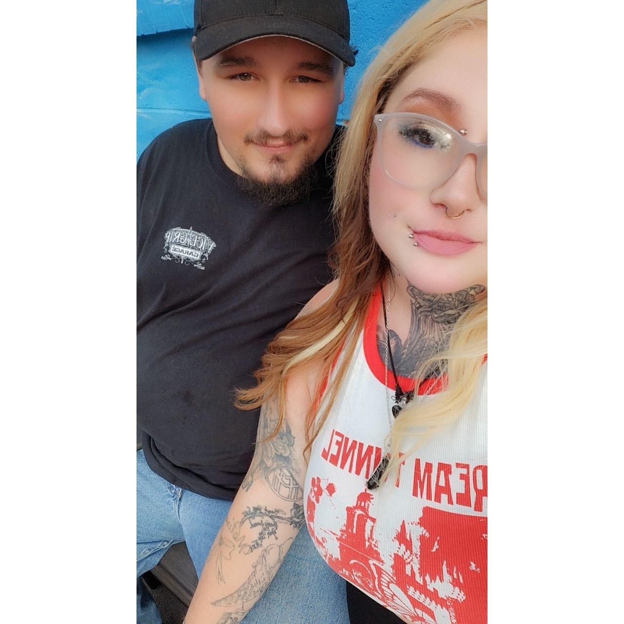 Our second date the day he asked me to be his lady 🙏