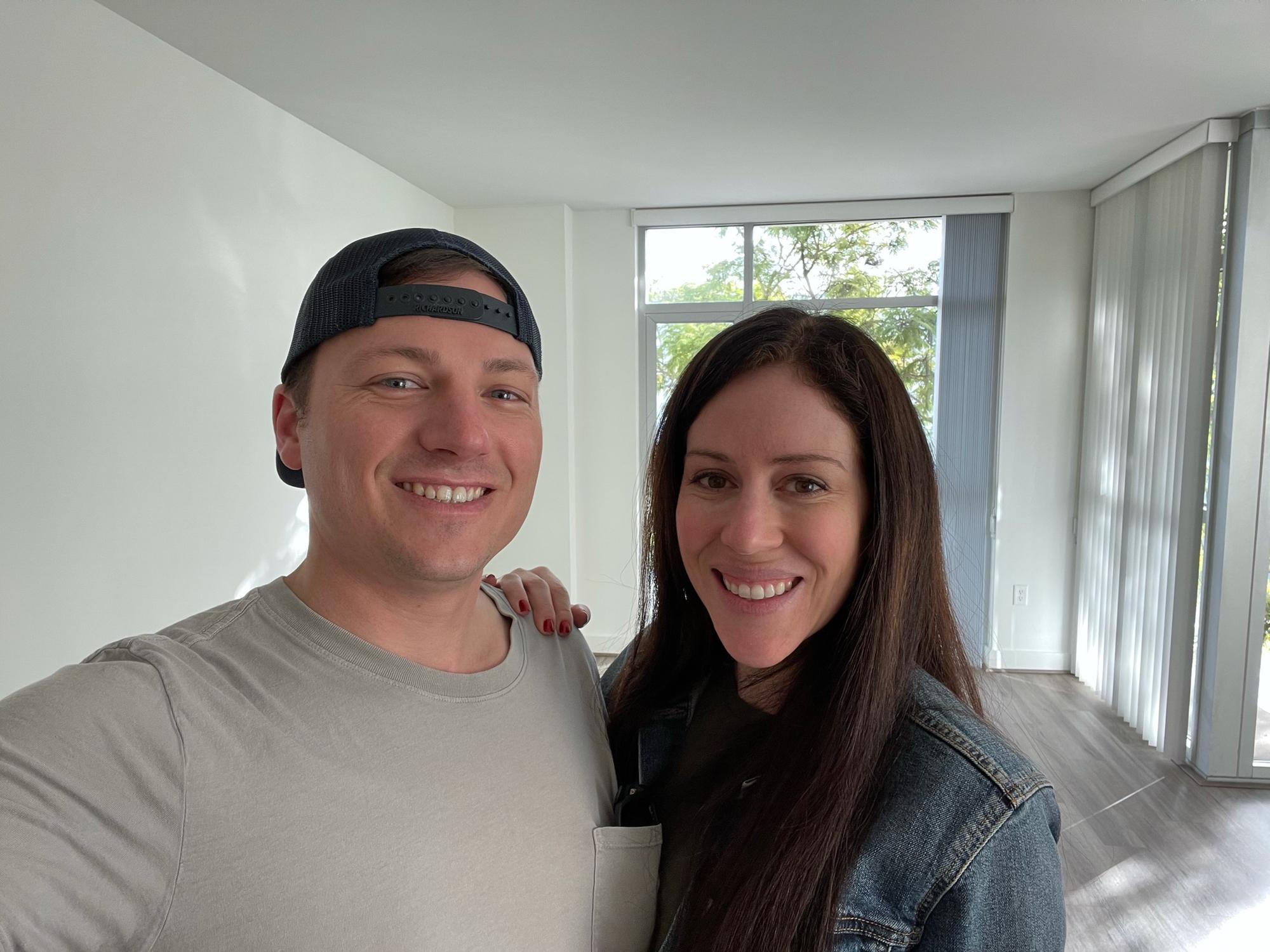 First day in our new apartment NYE 2020