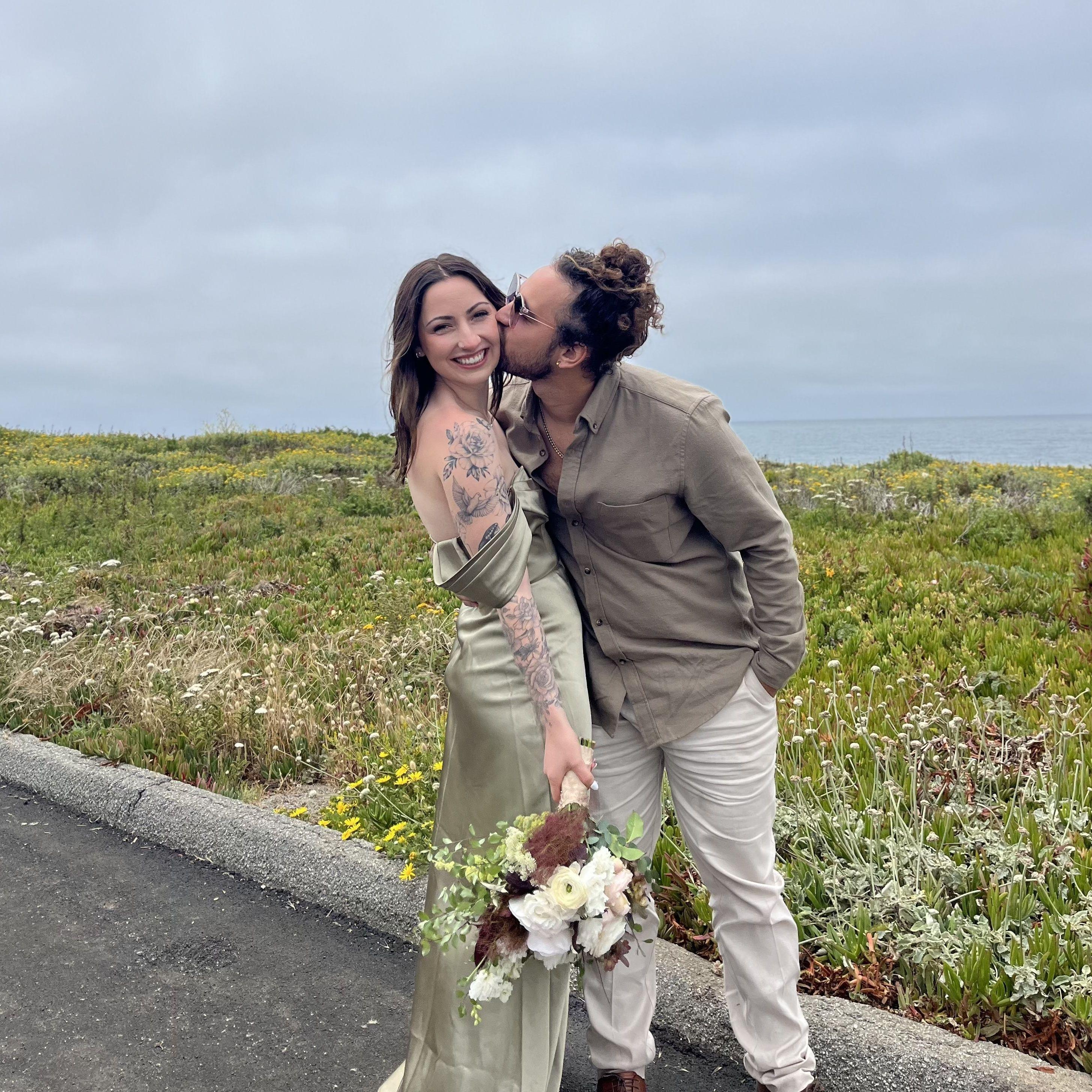 In our best friend's wedding, Nic and Sierra. Now they're our MOH and Best Man :)