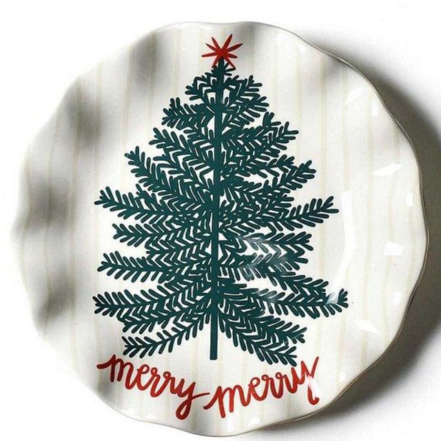 Coton ColorsMerry Tree 8" Salad Plate