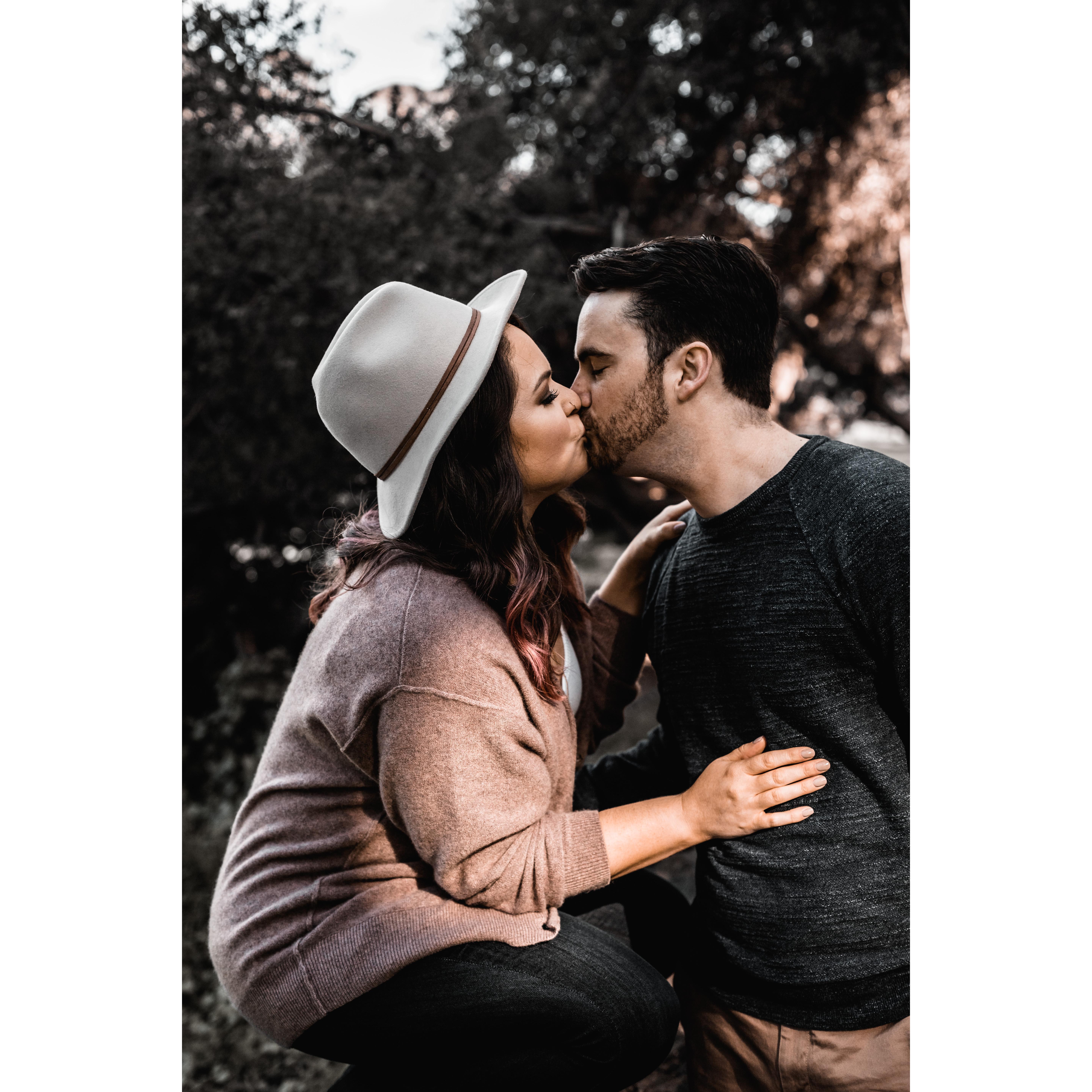 Engagement photos at Lindley Meadow in Golden Gate Park.