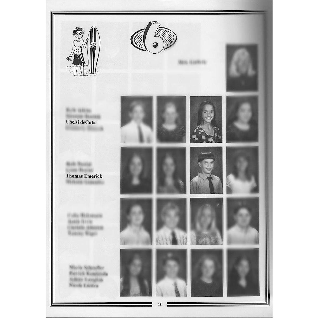 St. Helen's 6th grade yearbook