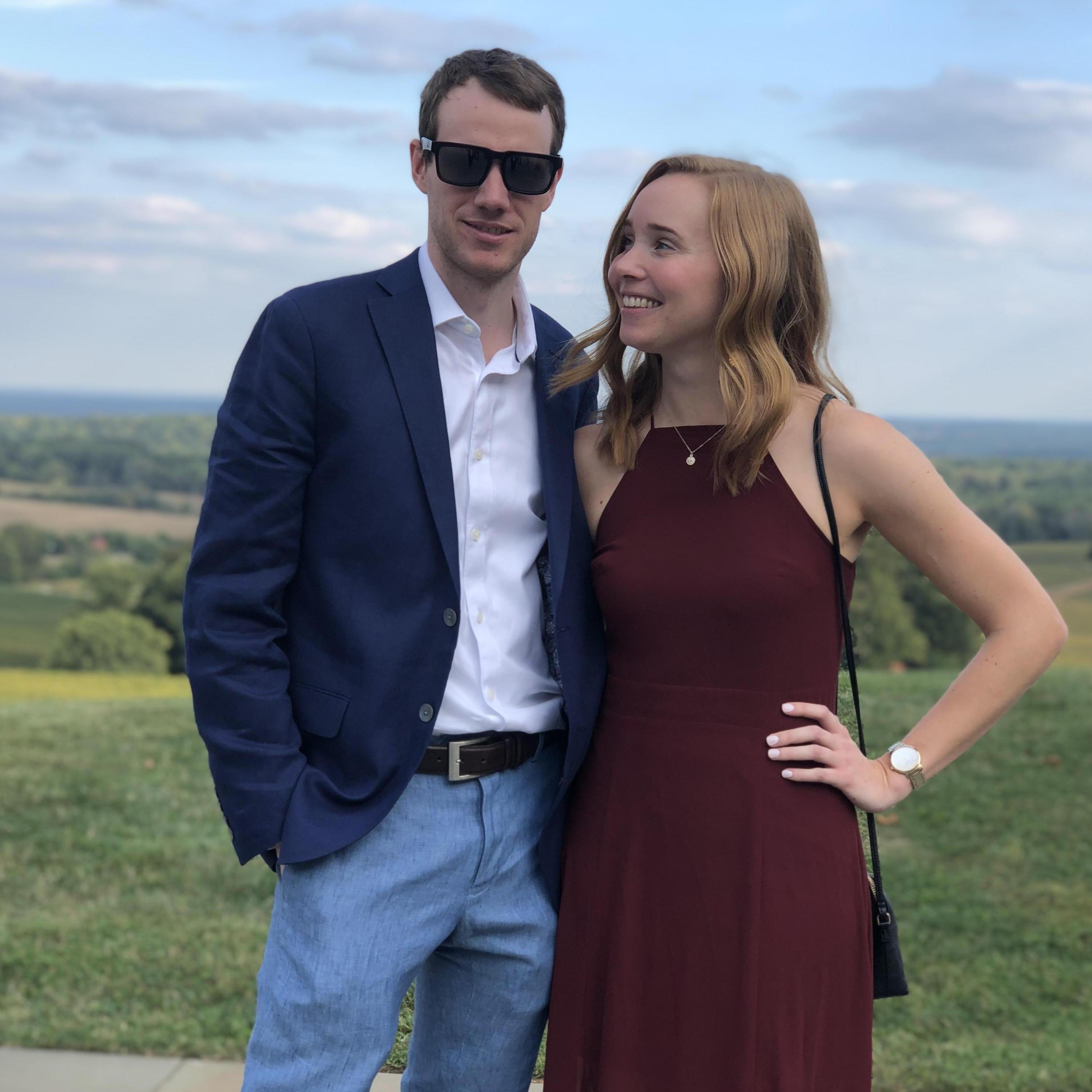 At a friend's wedding rehearsal dinner in VA