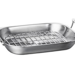 All-Clad Stainless-Steel Flared Roasting Pan, Extra Large