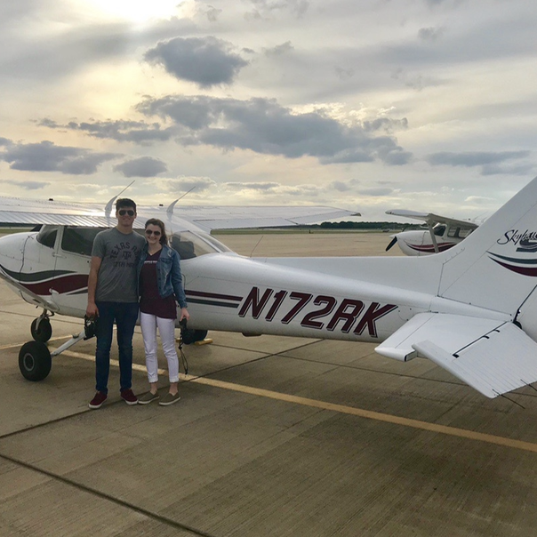 Jacobs first flying lesson