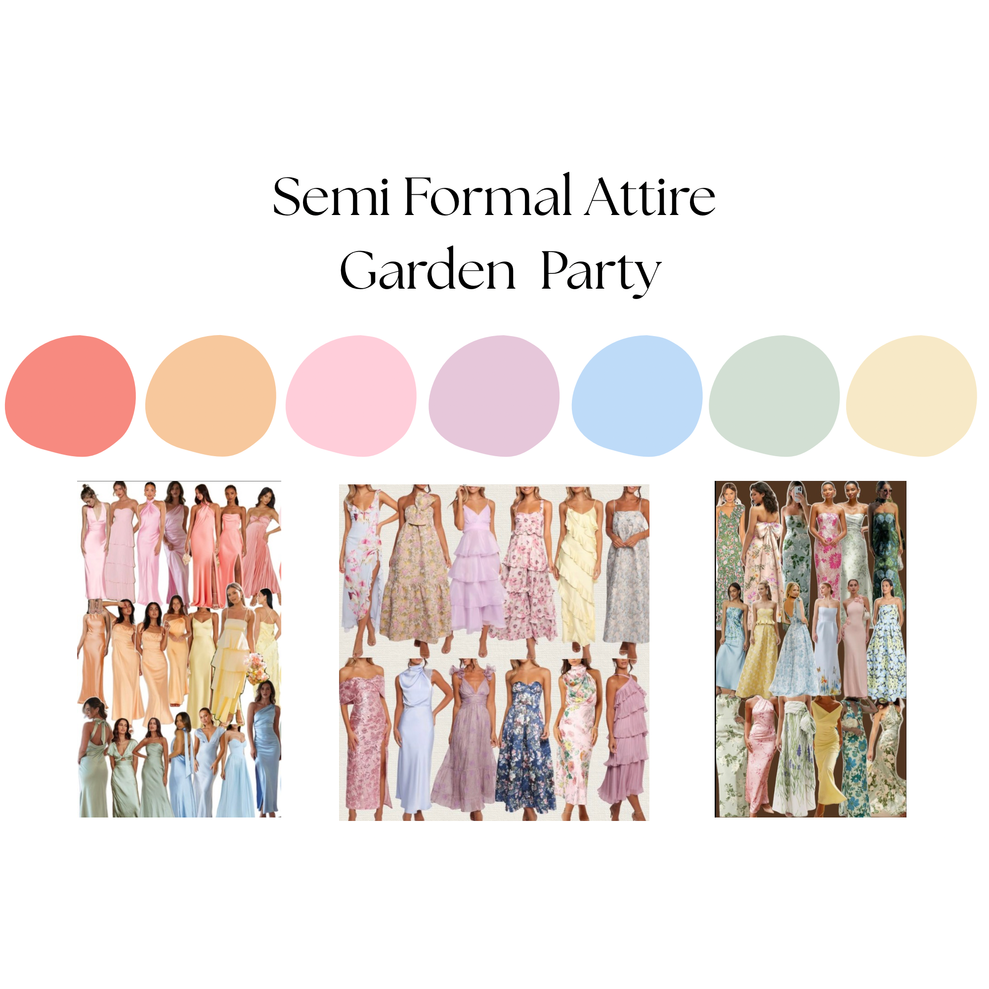 We kindly encourage our favorite people to dress in our color palette on our special day!
