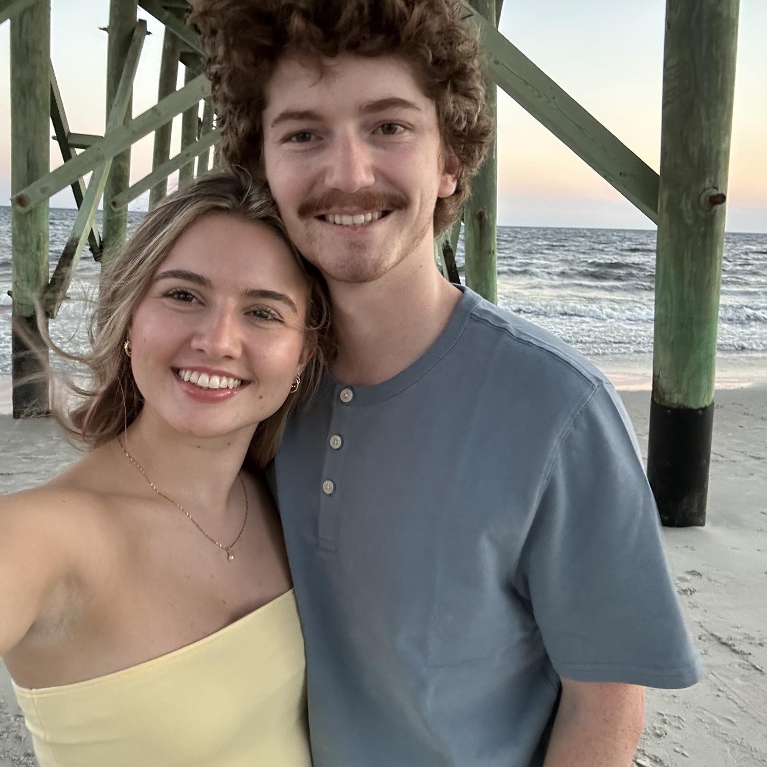 8/29/25: Shortly before our engagement!