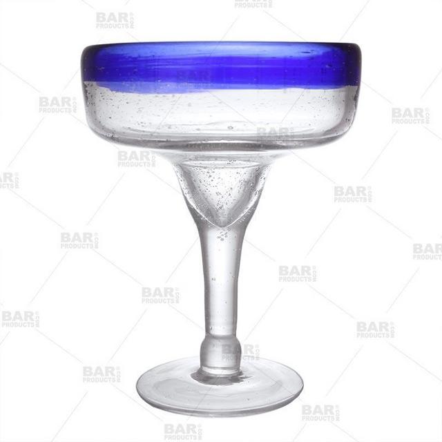 BarConic® 14 oz Blue Rim Margarita Glass
