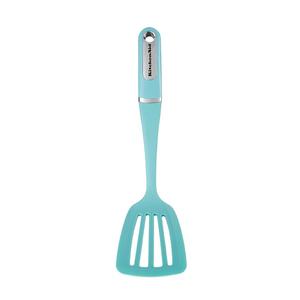 KitchenAid Nylon Slotted Turner, Aqua Sky