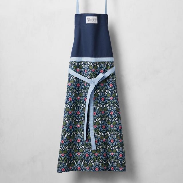 William Morris Apron Eye Bright Blue