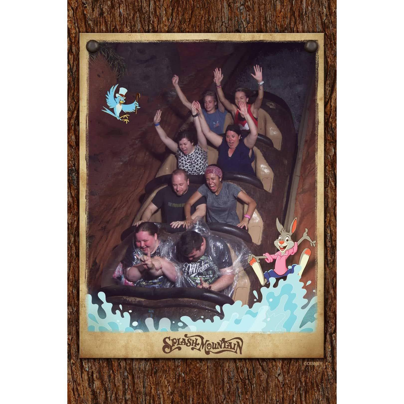 Allison will never understand how Brandon convinced her to ride this ride. (She didn't like log rides at the time. lol)