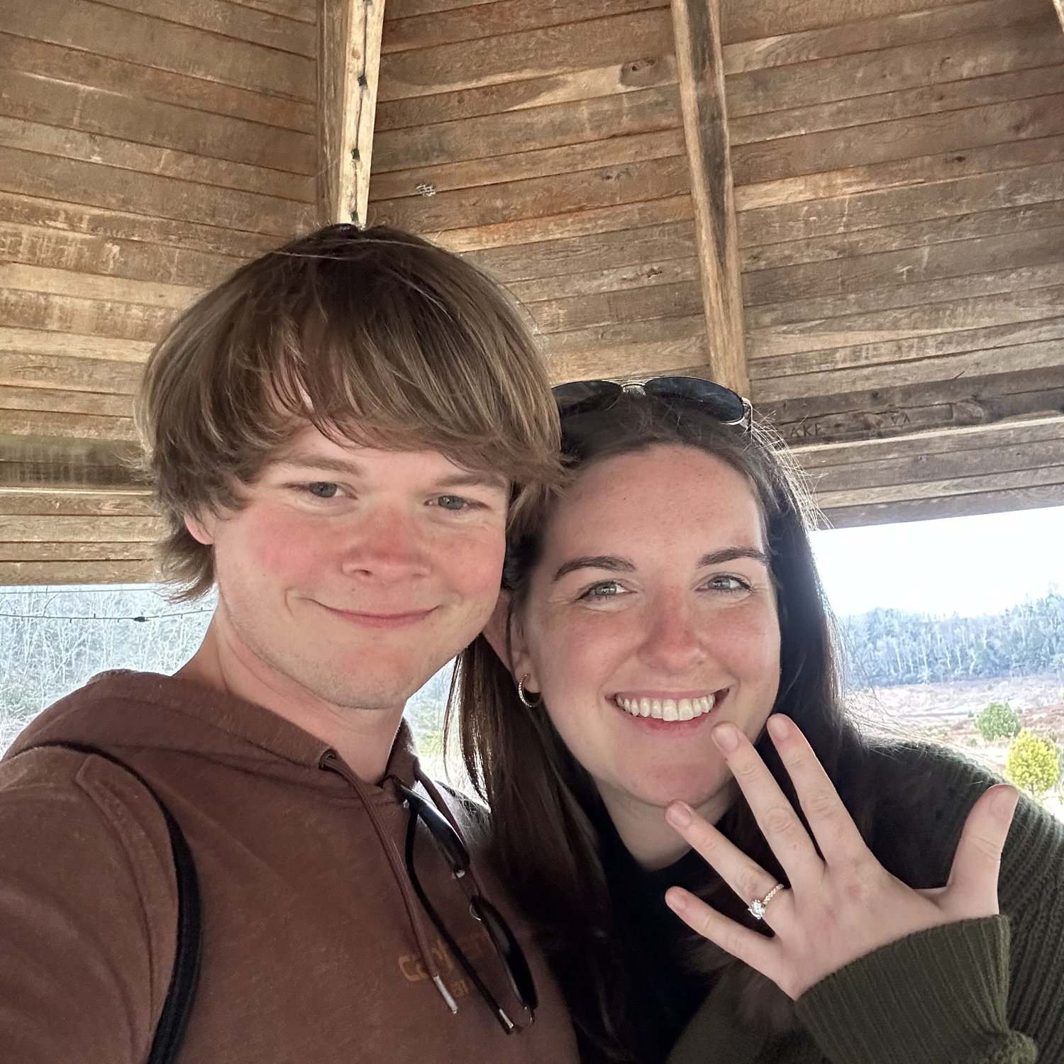 After the proposal we headed up to the Dirty Dancing gazebo like we've done many times before :)