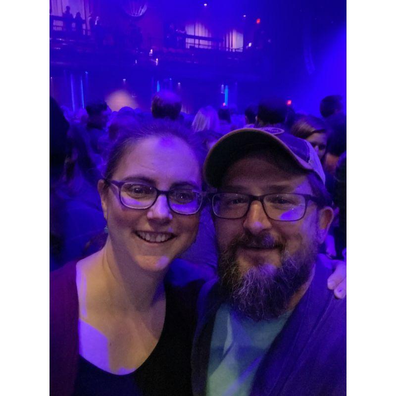 At our first concert- "The Head and the Heart."
