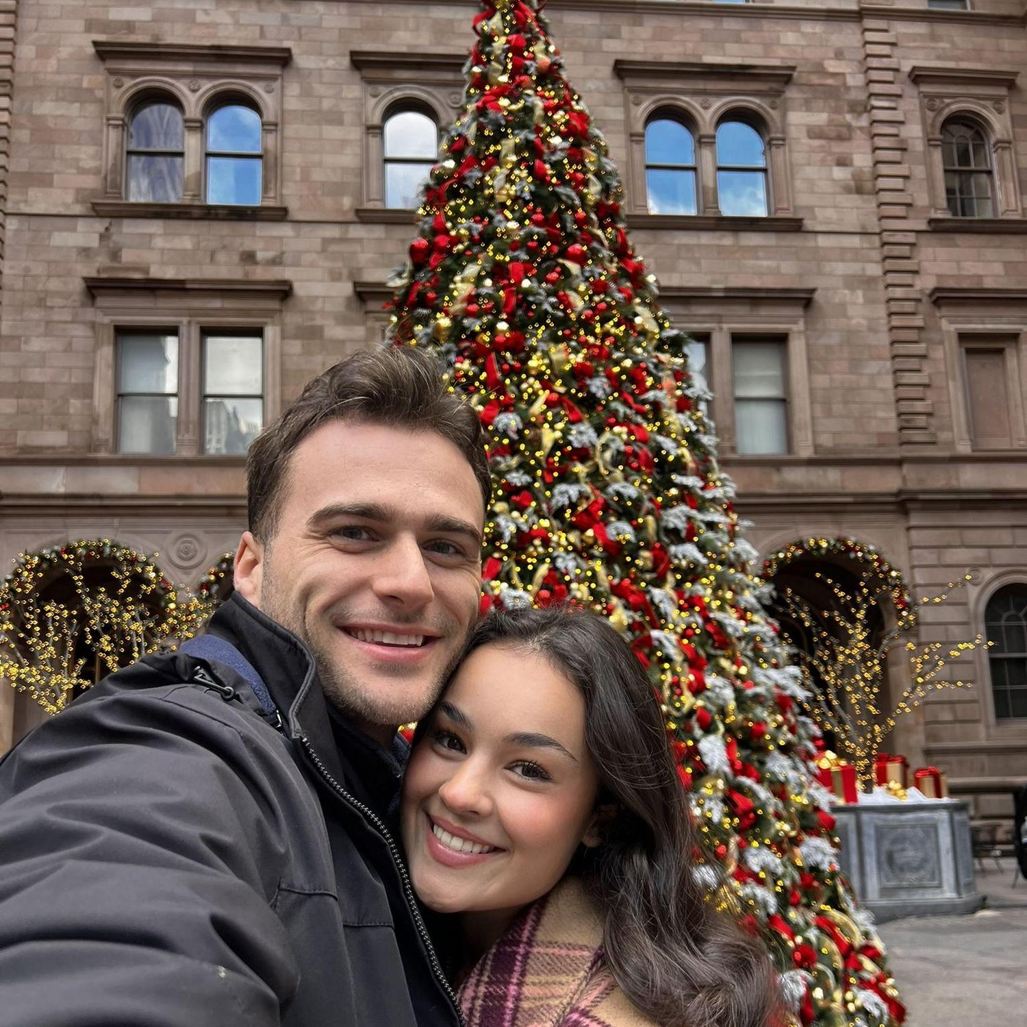 Emma's first NYC Christmas with the DiCaros