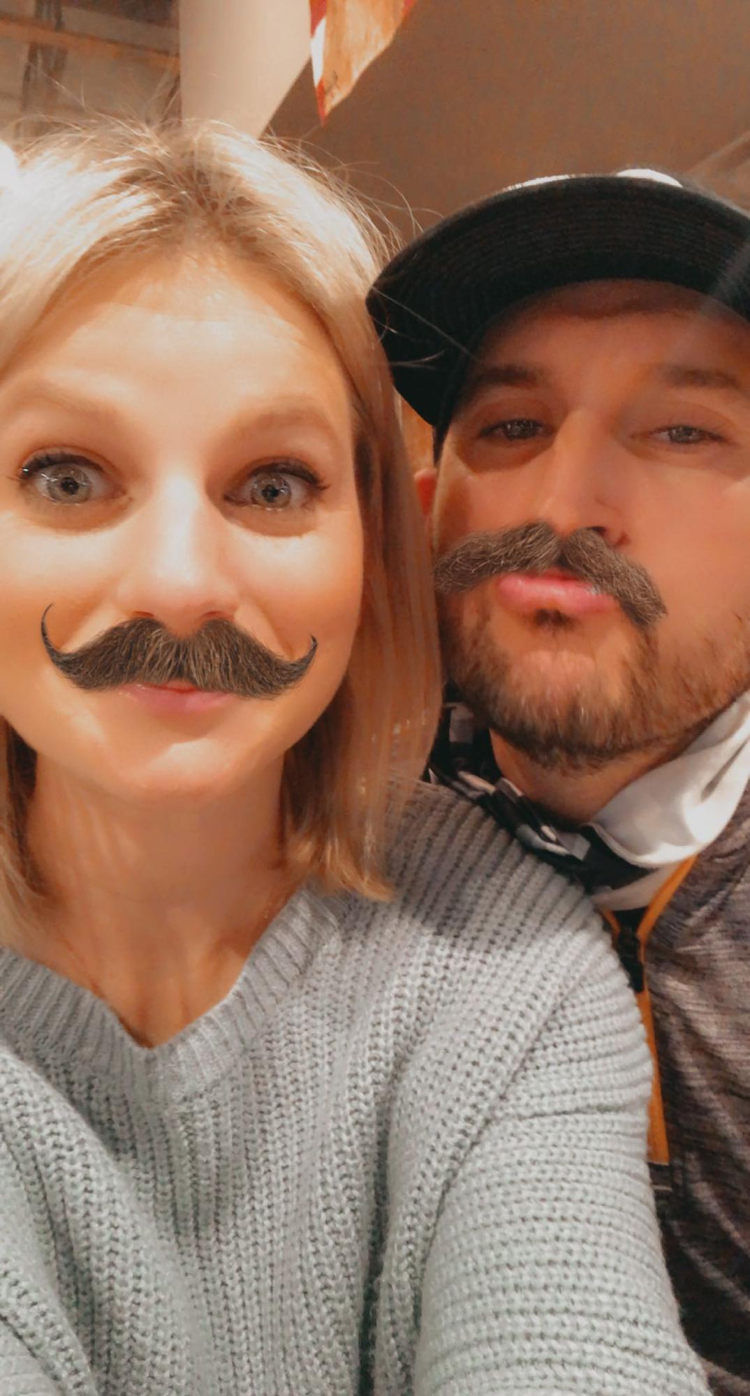 Our first photo together