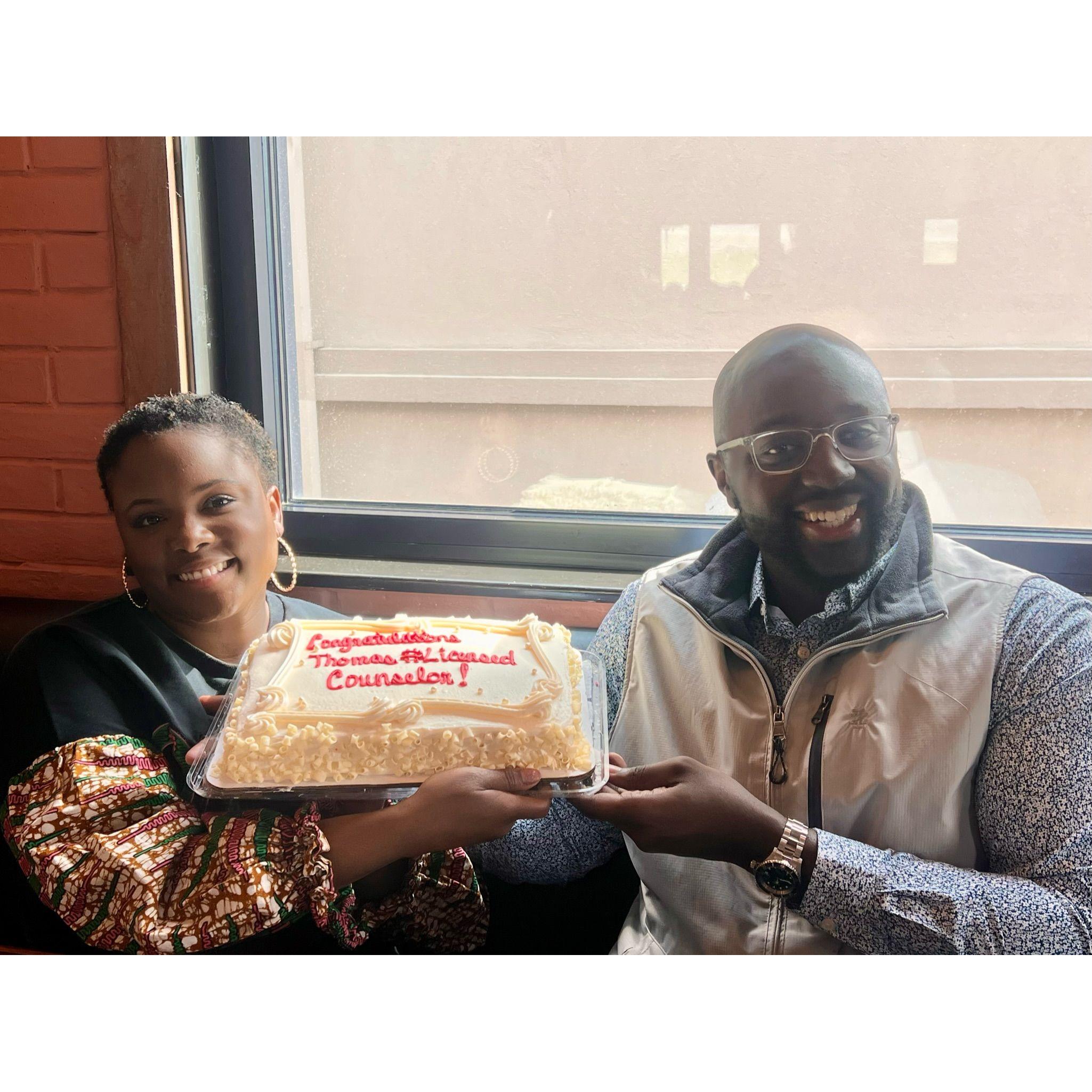 The day he became an LPC-A!