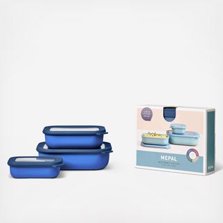 Cirqula, Rectangular Shallow Storage Set, 3 Piece