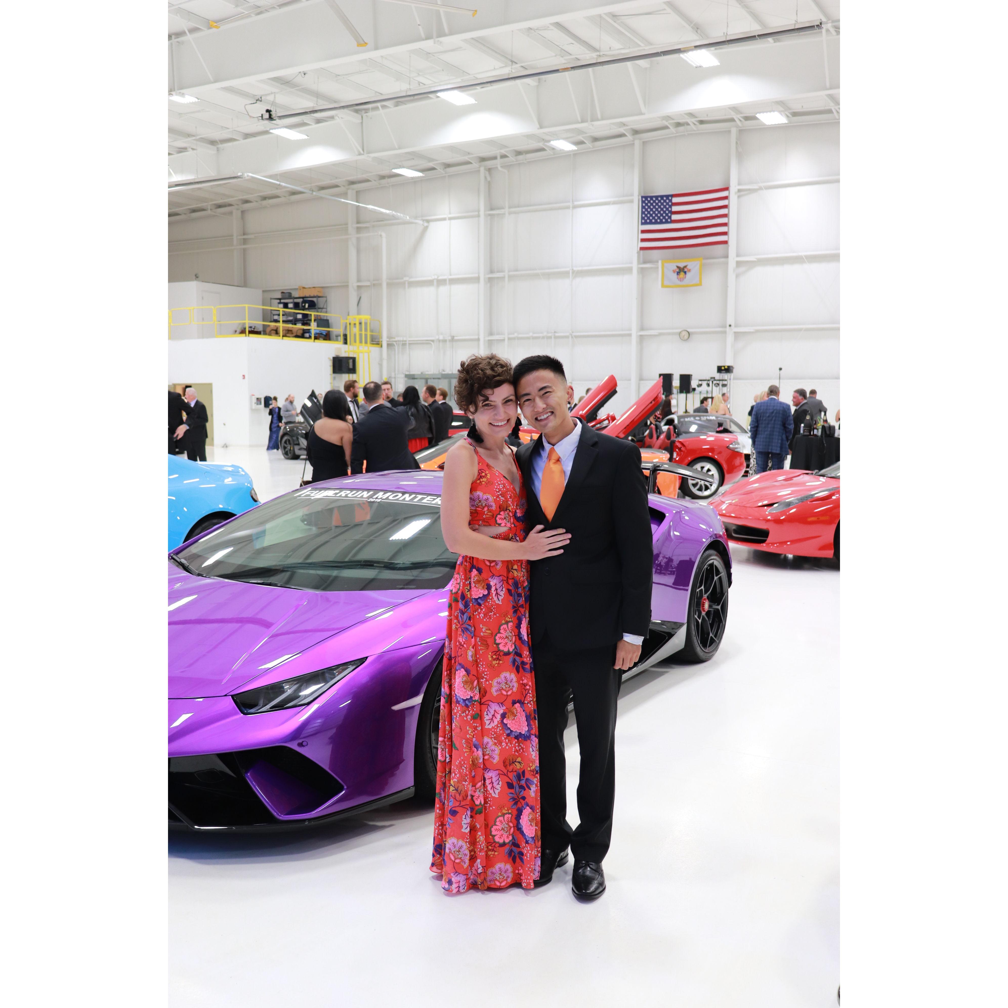 Getting fancy at the Pittsburgh Cars ‘N’ Coffee Hangar Party