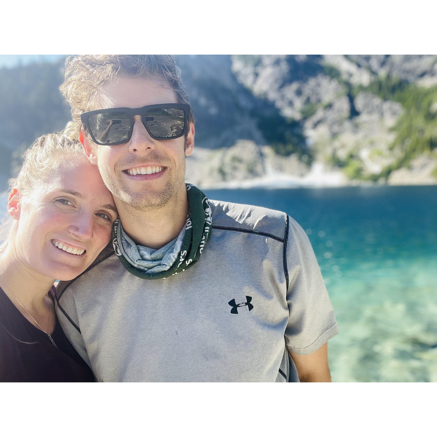 Our first backpacking trip together.