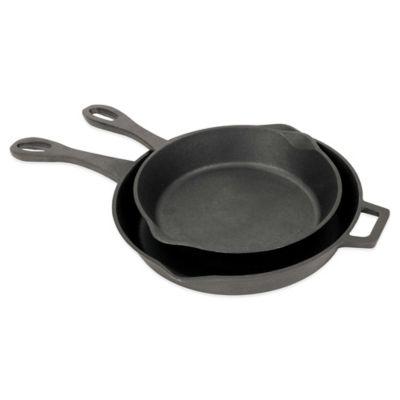 Bayou Classic® Cast Iron 2-Piece Skillet Set