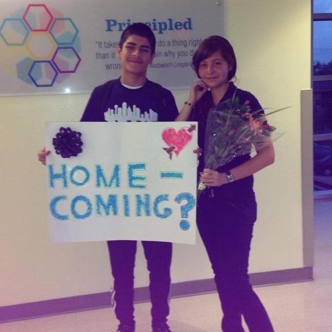 Asking Brittany to Homecoming!