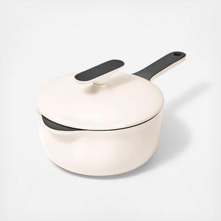 Enameled Cast Iron Mini Sauce Pan with Lid