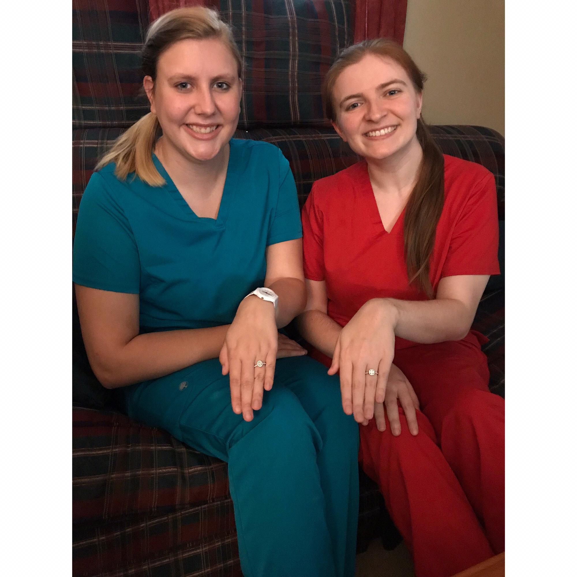 Lauren & her future sister in law, Haley. The Smith family is adding 2 this year! September 25, 2019.