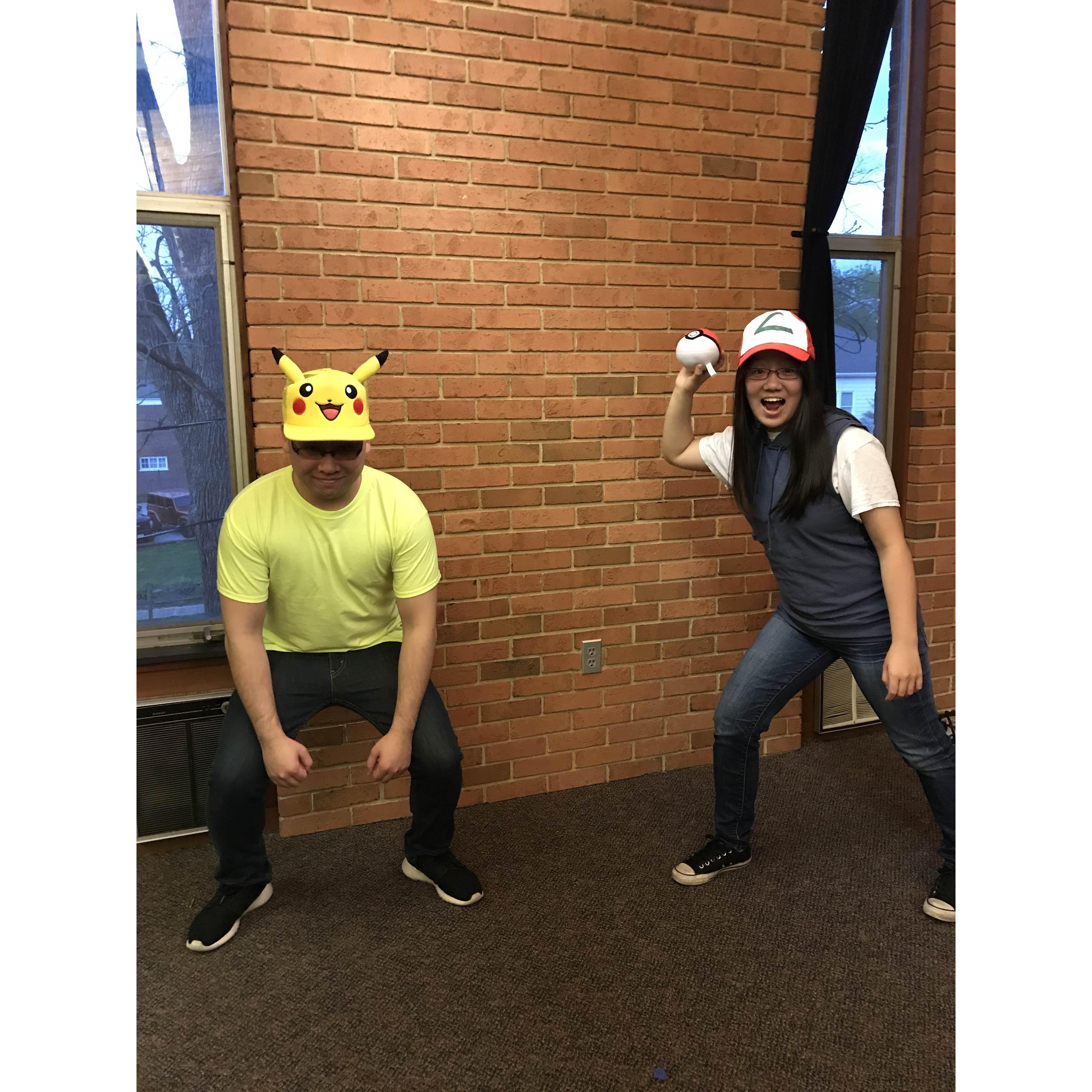 2018 - Ash and Pikachu at BCM Virginia Tech