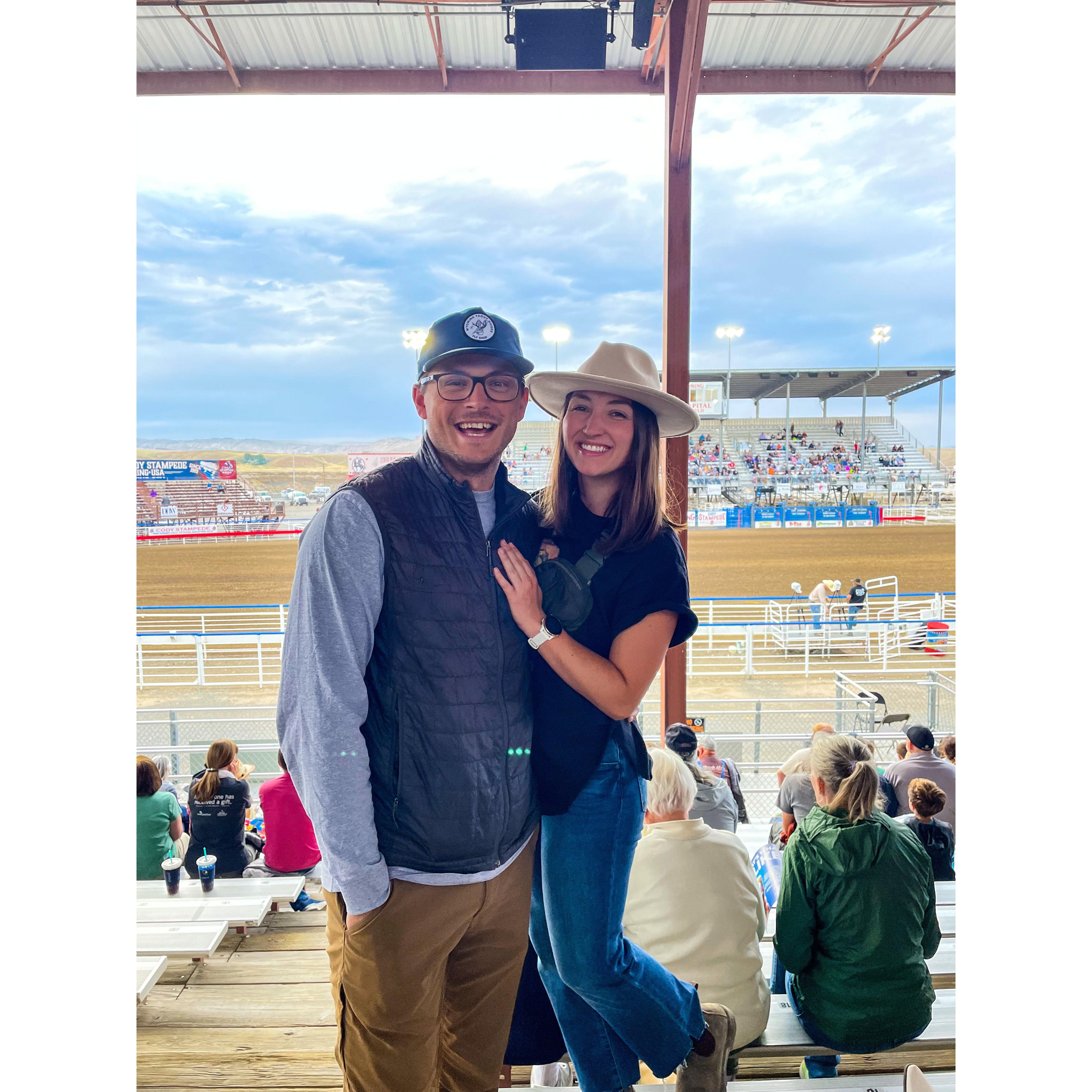 BIIIIG rodeo fans!