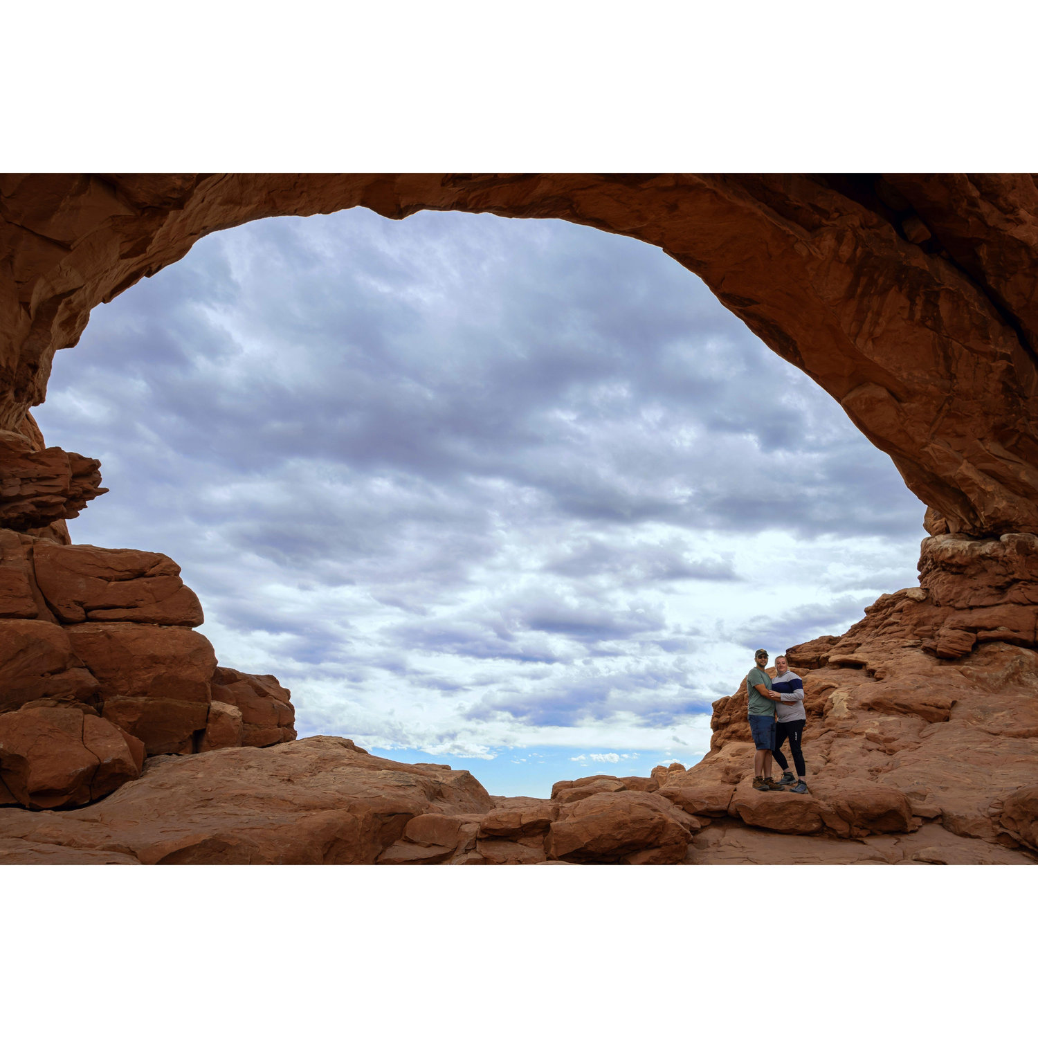 Arches National Park, where were got engaged. 2024