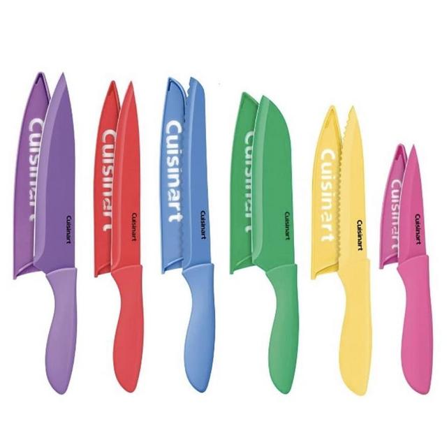 Cuisinart Advantage 12pc Ceramic-Coated Color Knife Set - C55-12PC2T