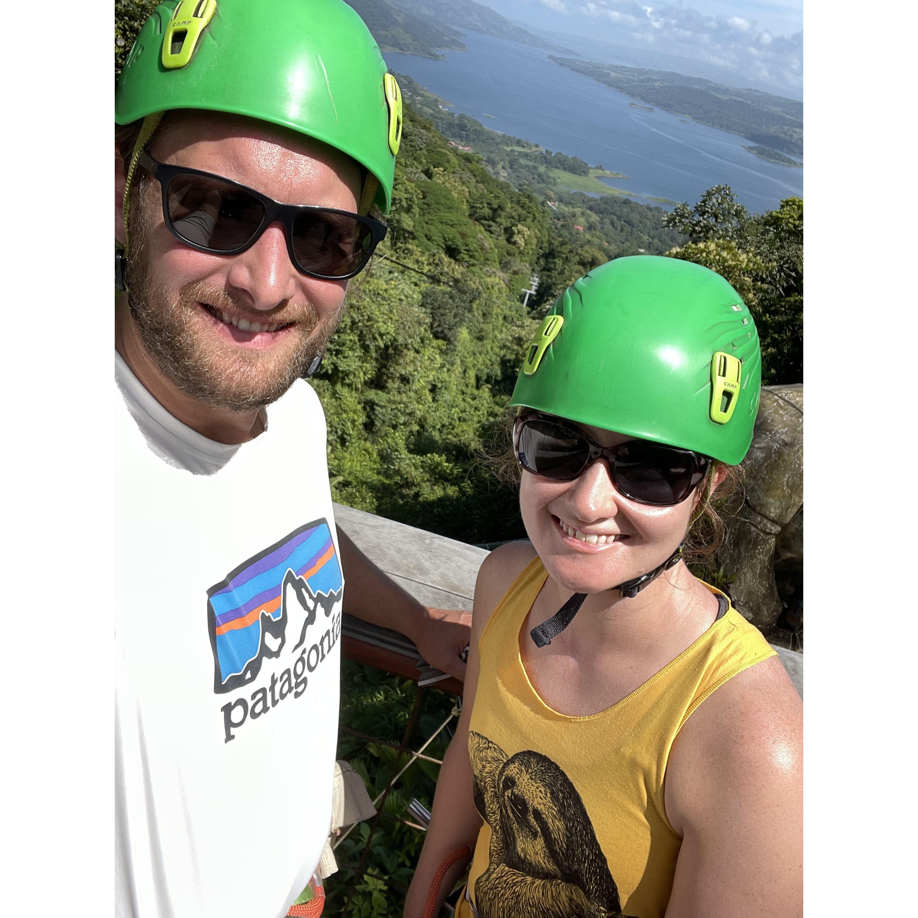 Ziplining in Costa Rica