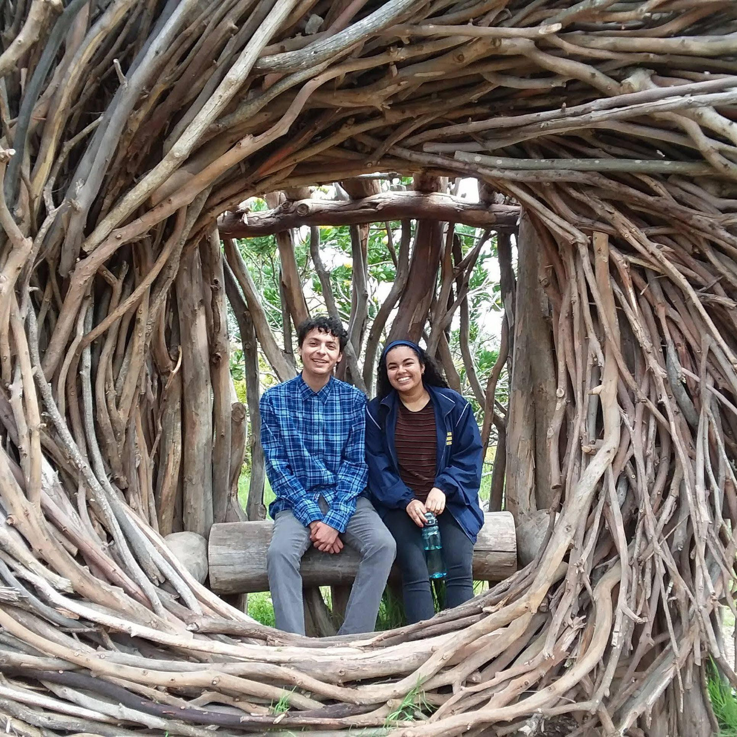 Our first ever photo together in 2018 before we became official!
