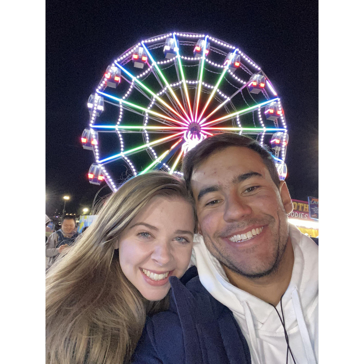 Both of our first times going to the NC State Fair!
