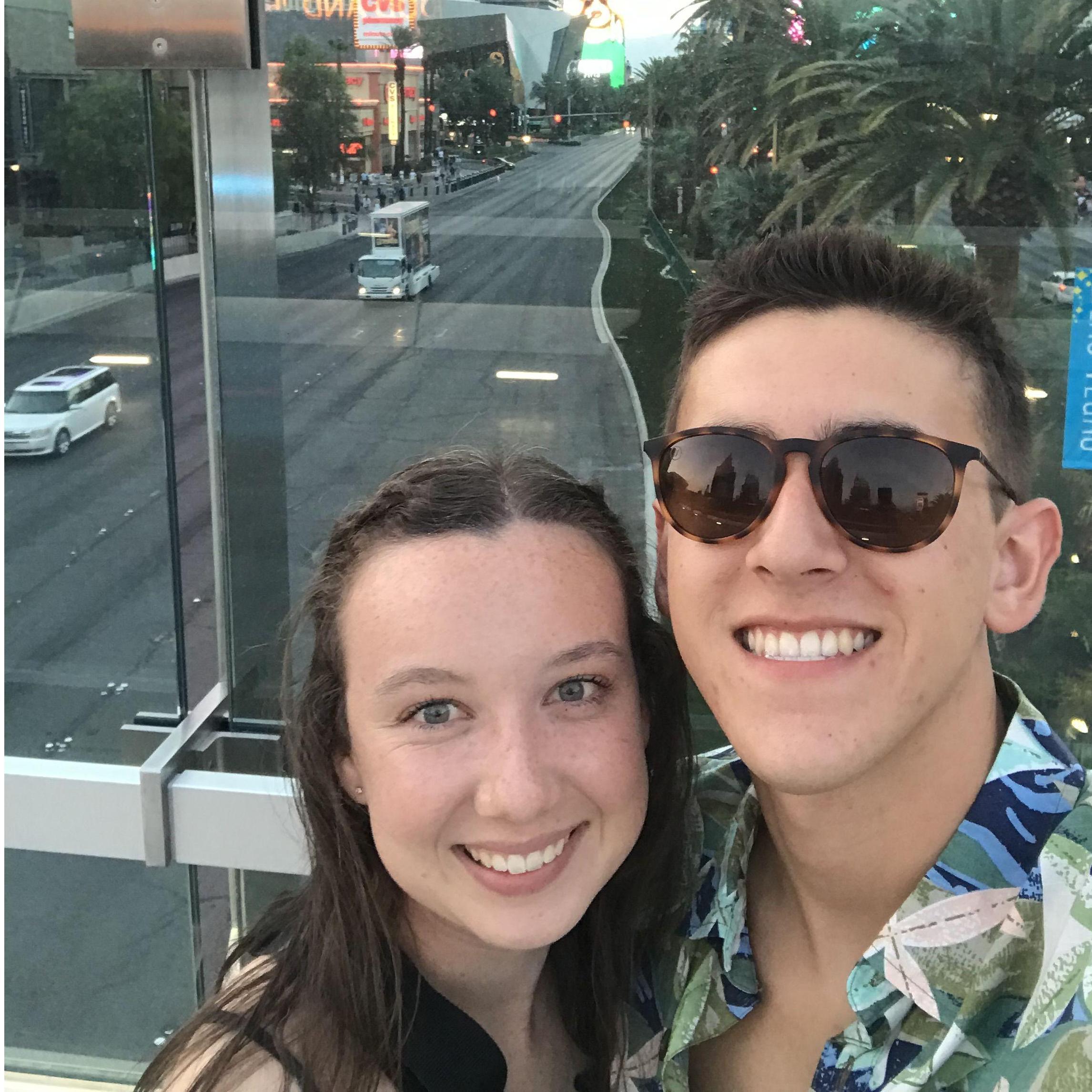 We even spent Tyler's 21st birthday in Las Vegas with his family and friends!