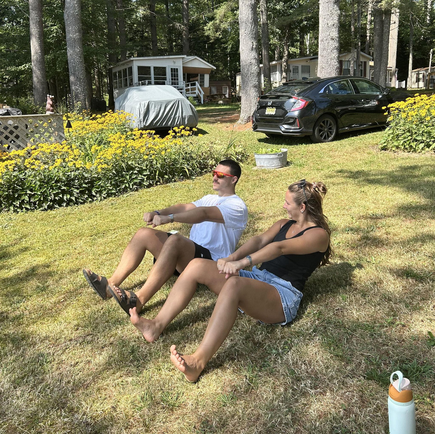 Will prepping Monica on how to water ski 8.16.2025
