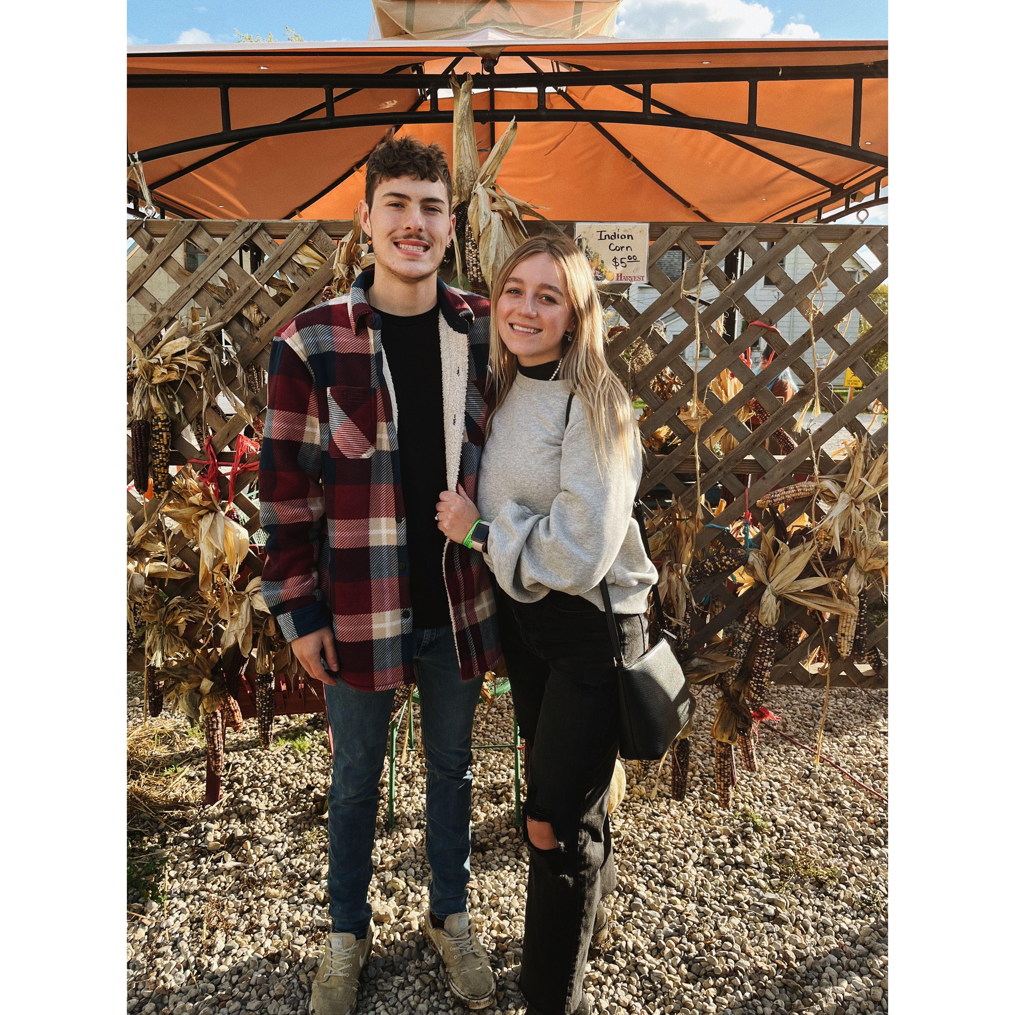 After this photo was captured I had to take Dylan to the ER due to him slicing his finger open, carving a pumpkin.