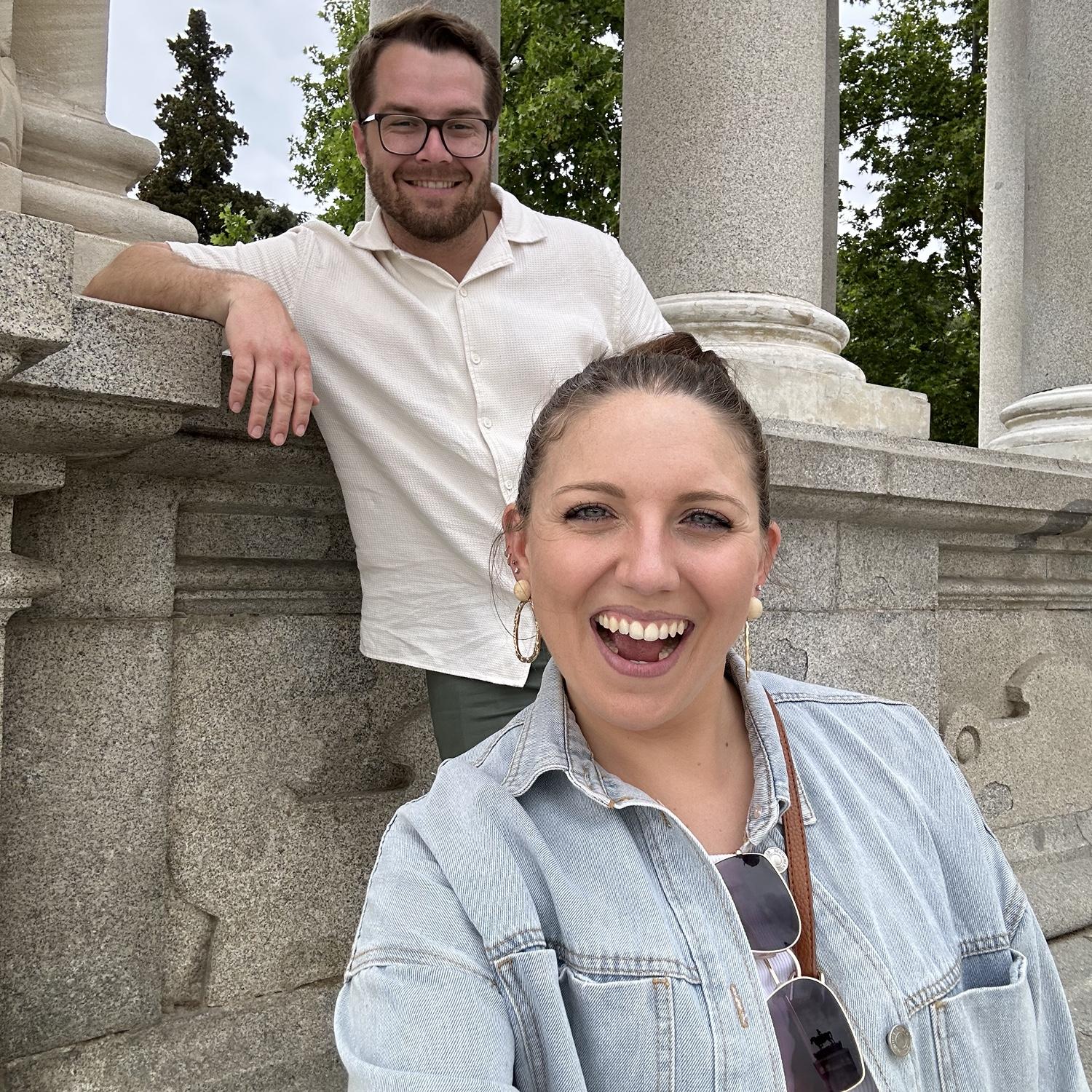First of many selfie-stick pictures during our two week trip to Spain - Madrid