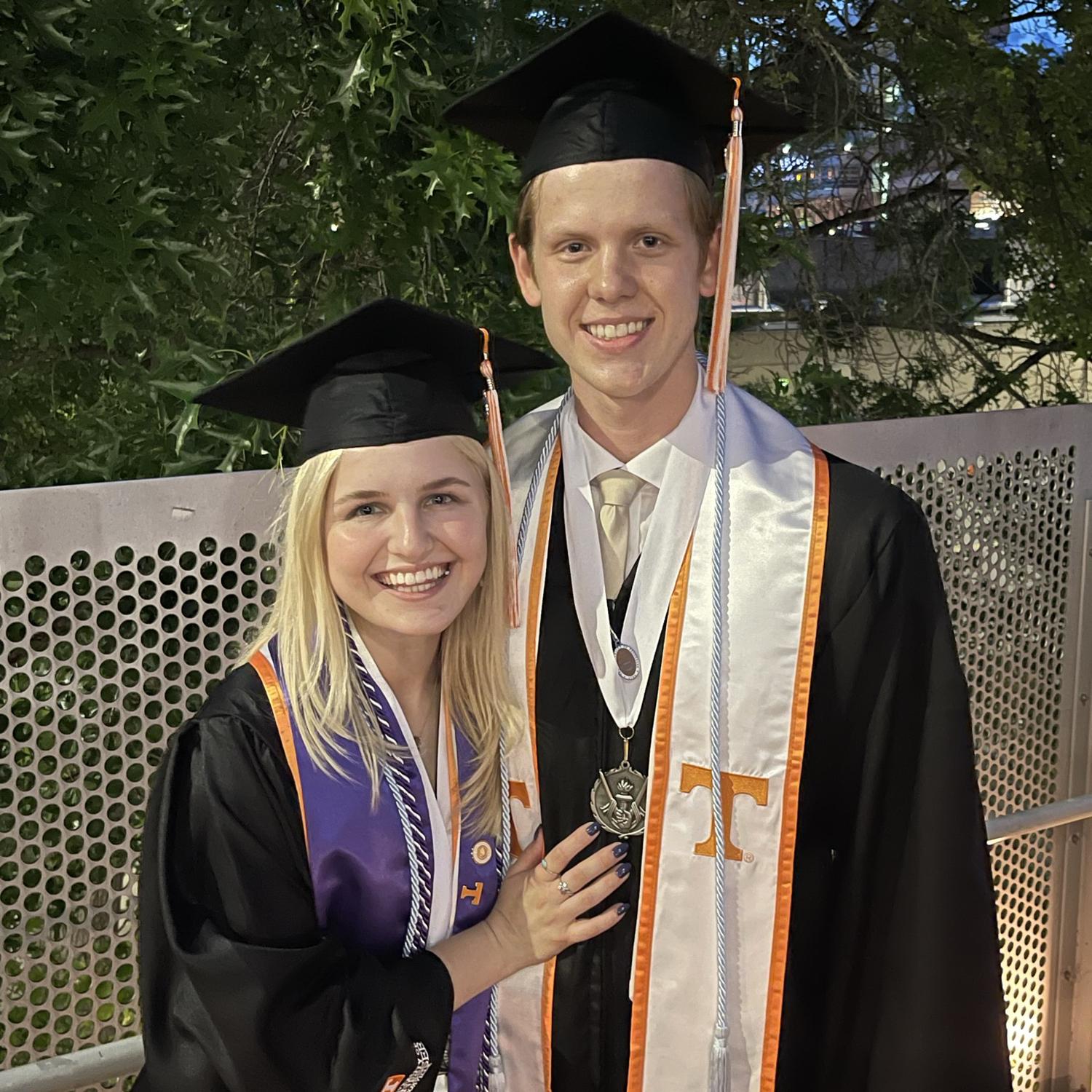 Our graduation from the civil & environmental engineering department at the University of Tennessee. May 2022.