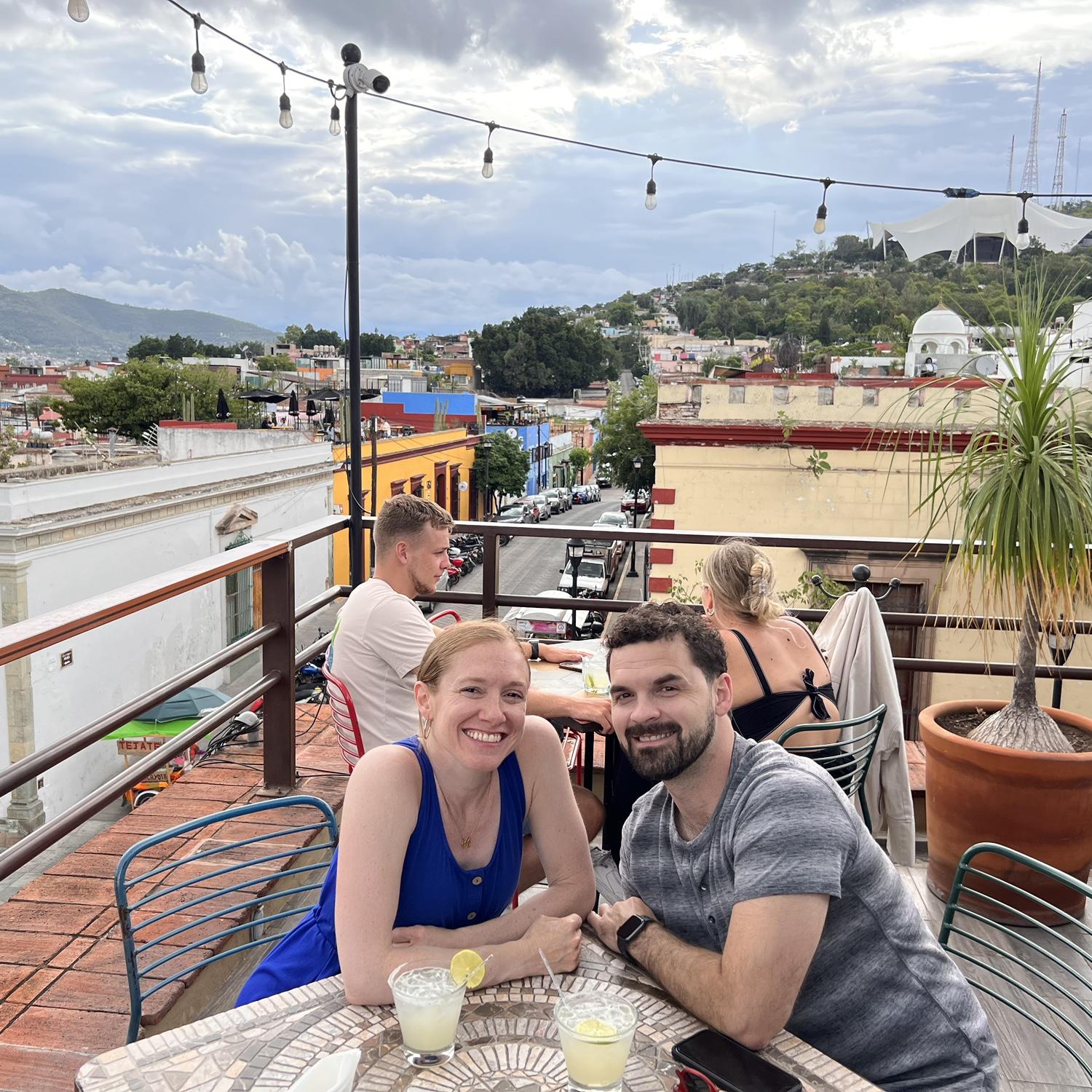 Our first big trip together, to Oaxaca, Mexico